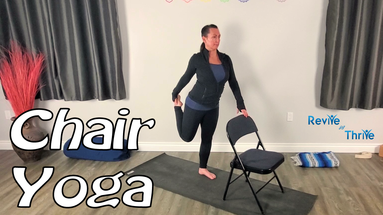 Simple Stretches with Chair (Beginner) - Revive N Thrive